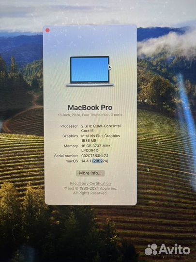 Apple MacBook Pro 13, 16GB, 1000GB, 2020