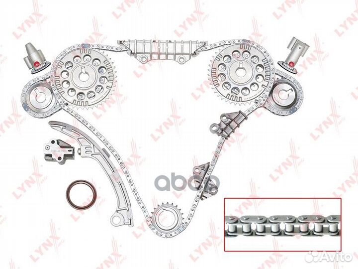 Комплект цепи грм TK0032 lynxauto