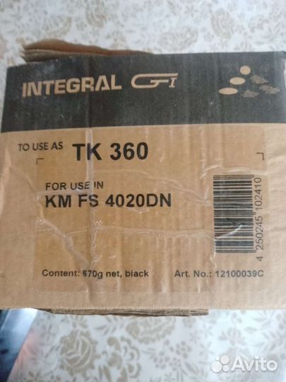 Картридж ТК360 (Интеграл)
