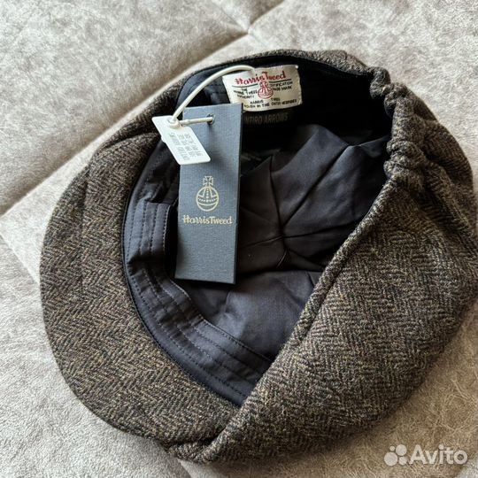 Твидовая кепка Harris Tweed