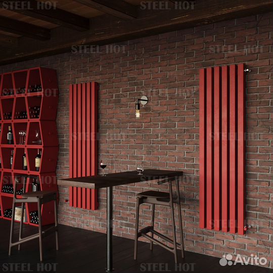 Дизайнерский радиатор отопления Steel