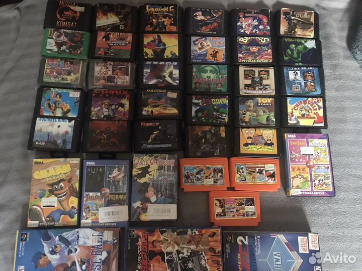 Картриджи на sega