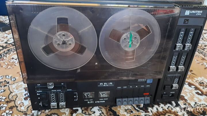 Катушечный магнитофон unitra aria-2407s