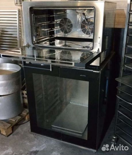 Smeg alfa конвекционная печь с расстоечным шкафом