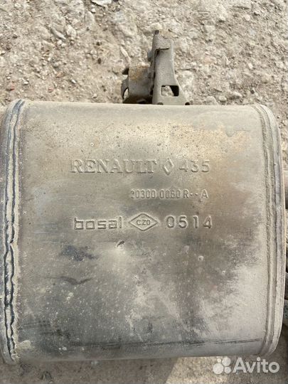 Глушитель Renault Megane 3