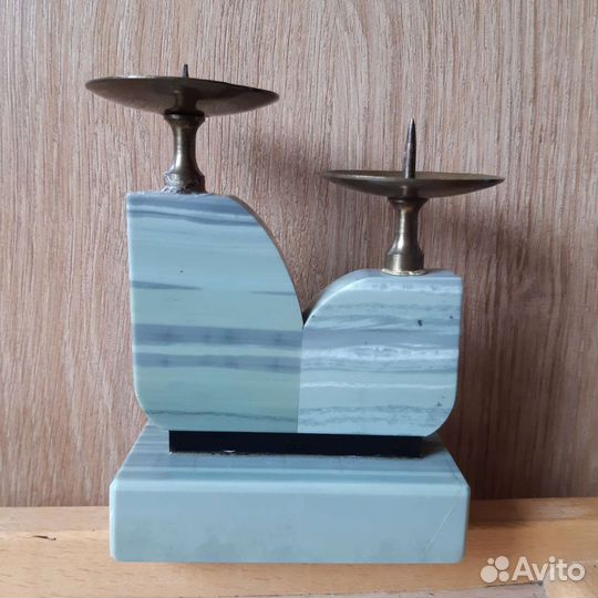 Подсвечник на 2 свечи 10см