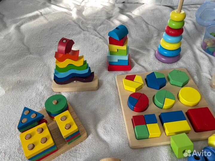 Развивающие деревянные игры пакетом