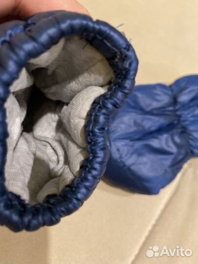 Варежки на малыша целиковые очень теплые и мягкие