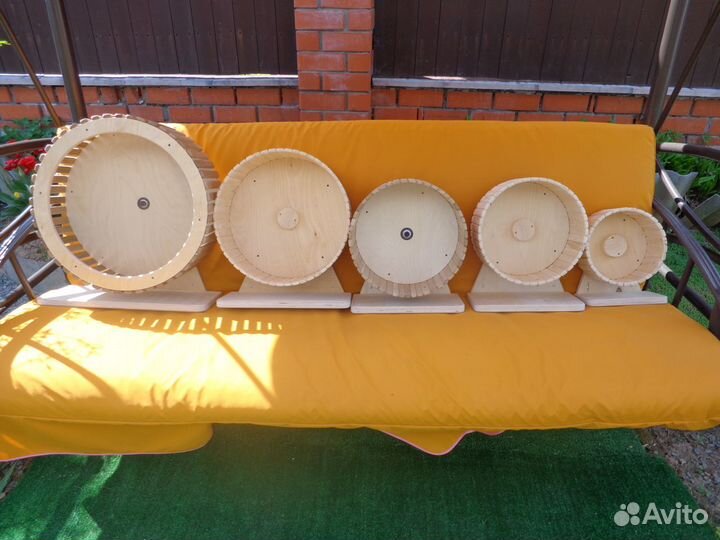 Колесо беговое. из дерева. Беговые тарелки