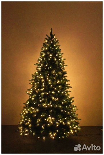 Гирлянда на елку теплый свет