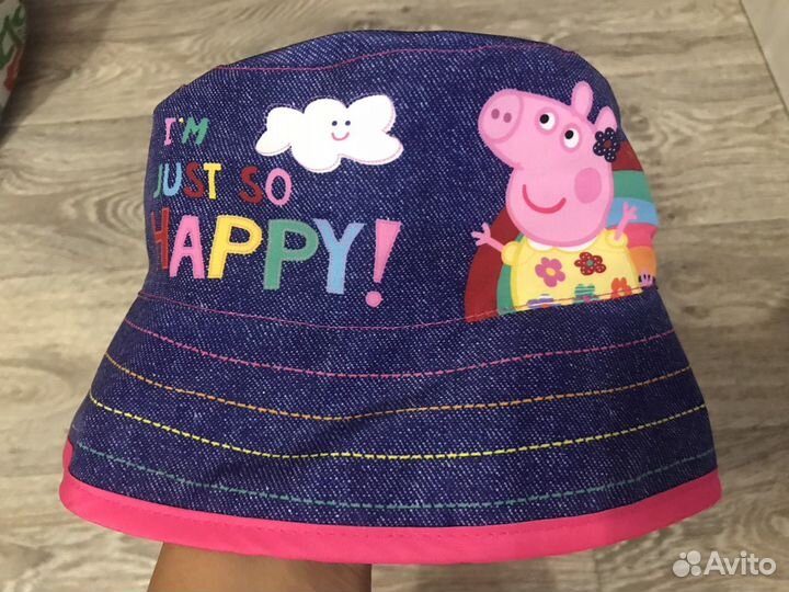 Панама для девочки новая двухсторонняя George