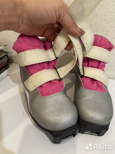 Лыжные ботинки для девочки 32 размер
