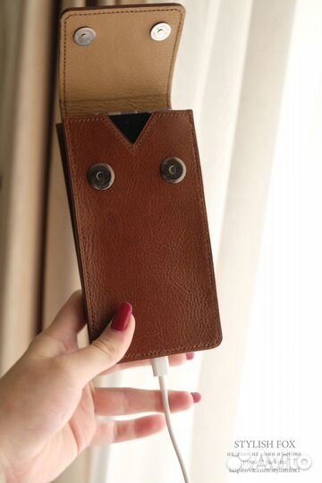 Чехол для телефона любой размер кожа