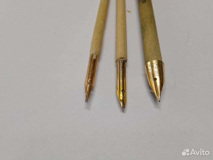 Перо золотое - 3 штуки