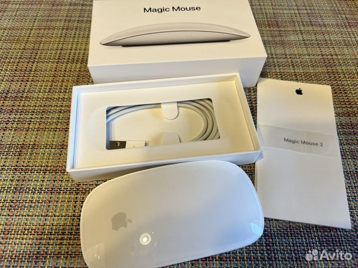 Apple magic mouse 2 белый, оригинал