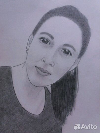 Пишу 3 D портреты карандашом с фото