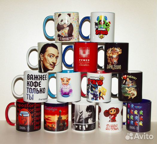Печать на кружках в Санкт-Петербурге | Услуги | Авито