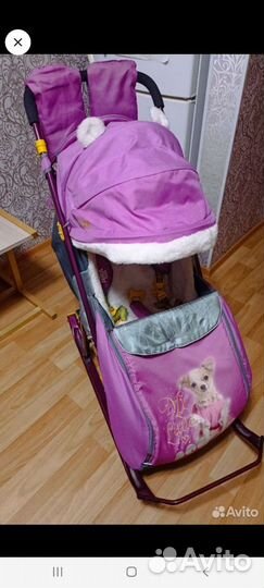 Коляска санки