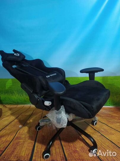 Игровое кресло Black velour new