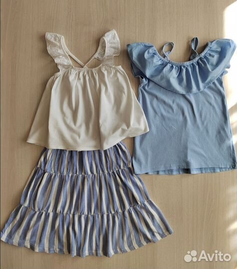 Пакет летних вещей на девочку 98-104