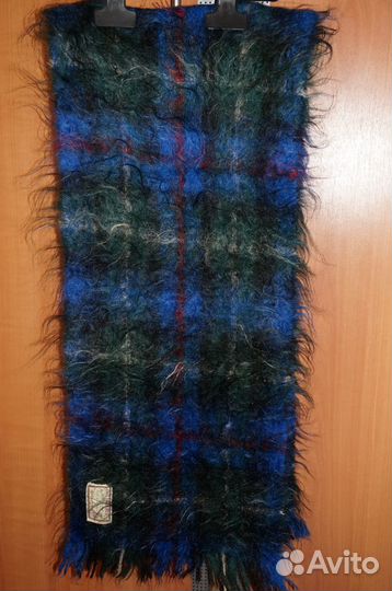 Шарф сине- зелёный мохер времён СССР