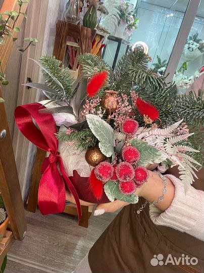 Новогодние композиции нобилис