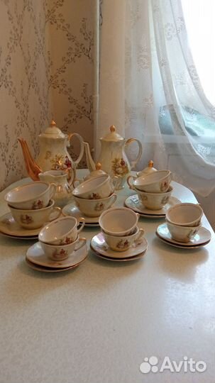 Чайно кофейный сервиз гдр