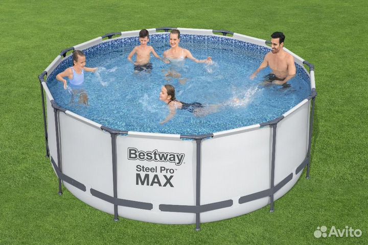 Бассейн каркасный 56420 бествей 366 х 122 см Stell