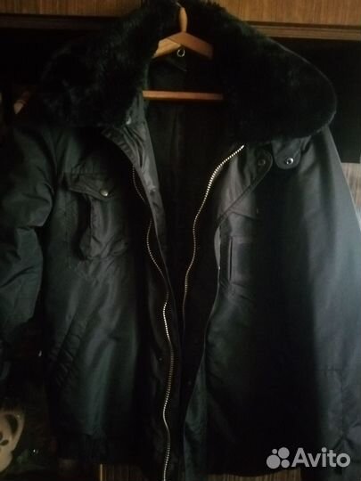 Куртка охранника. Пуховик. Теплая