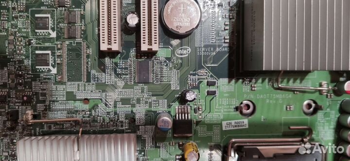 Плата intel server board s5000vsa +CPU+ бп