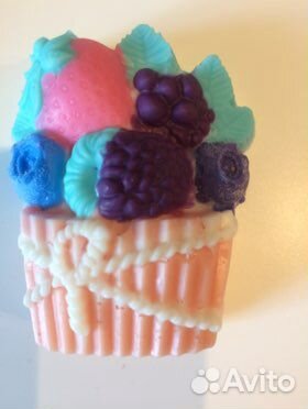 Форма для мыла пирожное, дельфин, русалка