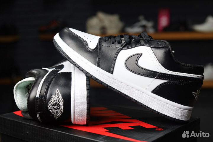 Кроссовки Nike Air Jordan 1 Low Black White