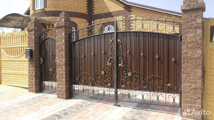 Кованые ворота