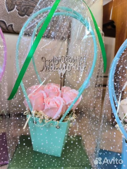 Букет цветов+ топпер