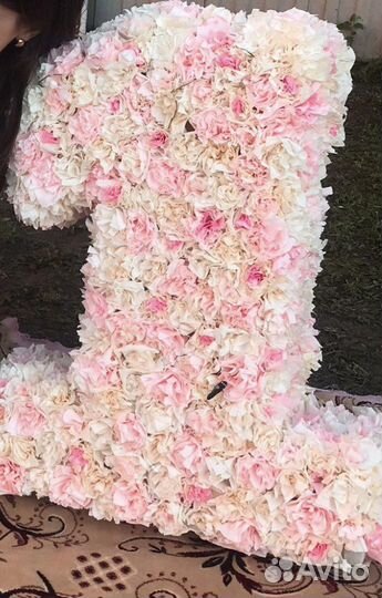 Объемная цифра 1 на день рождения