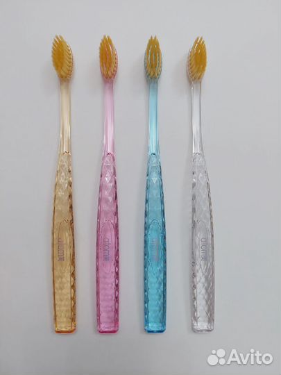 Зубные щетки Атоми с золотым напылением