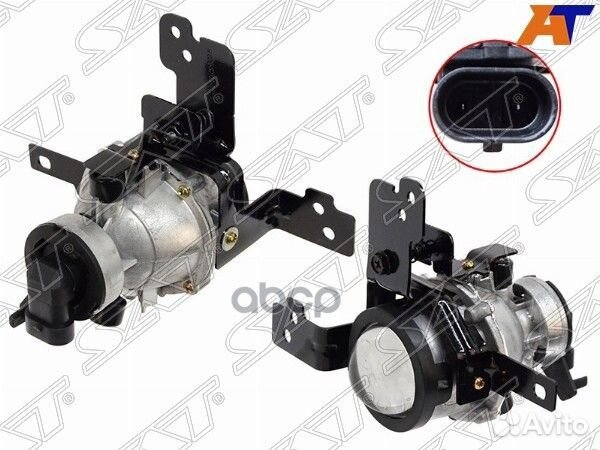 Фара противотуманная KIA RIO 20- LH линза ST223