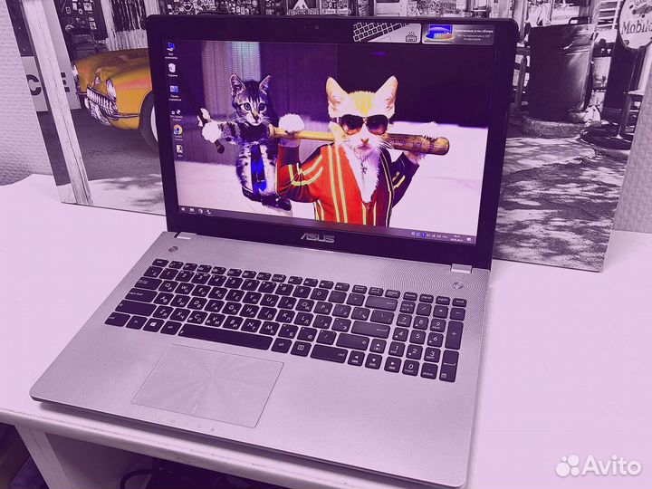 Отменный лэптоп Asus 4 ядерный/6GB озу