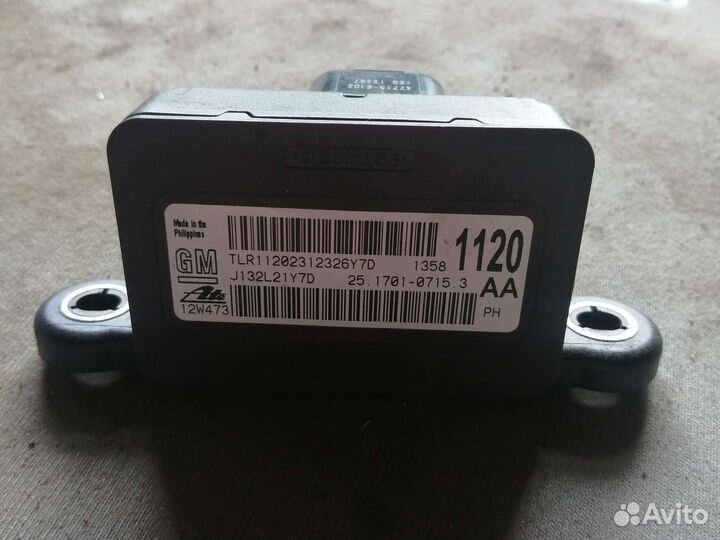 Датчик ускорения Opel Astra J, 2013