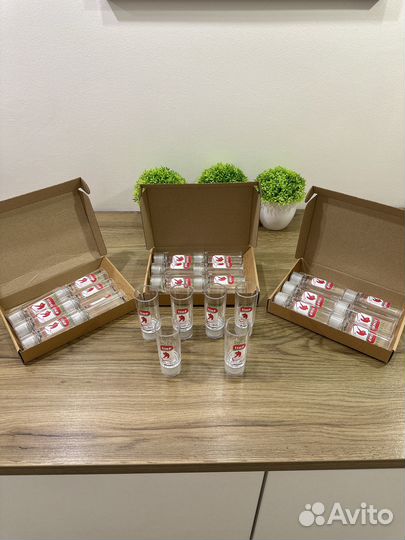 Рюмки для водки стопки набор 6 шт новые