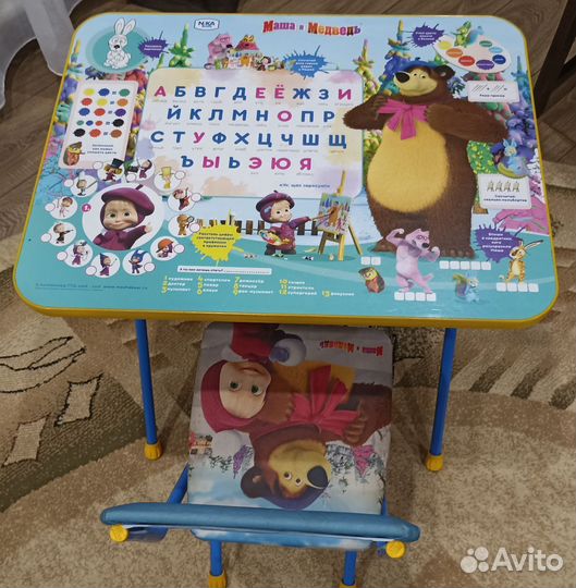 Комплект детской мебели Маша и медведь