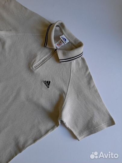 Adidas vintage polo zip 1999г оригинал