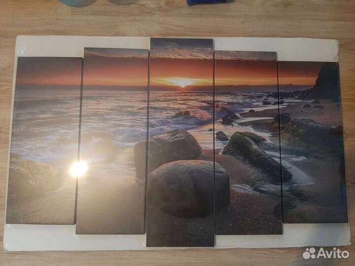 Картина модульная 125 см на 80 cм