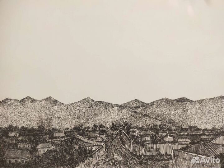 Графические работы ручками на А3