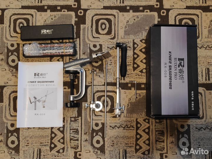 Точилка Ruixin Pro RX-008 с комплектом камней