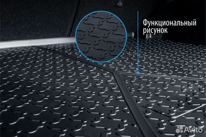 Коврик в багажник ваз 2121/LADA Niva Legend