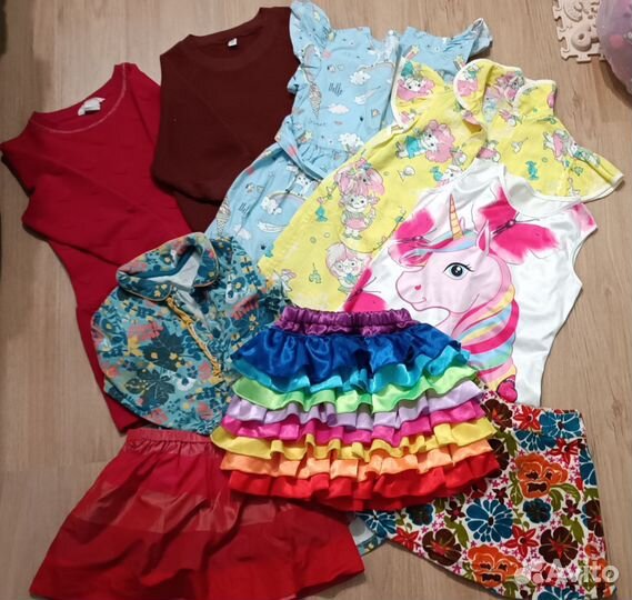 Детские вещи пакетом на девочку 98-110