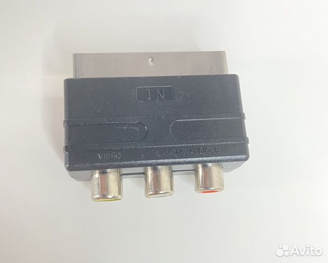 Переходник scart 3 rca тюльпаны