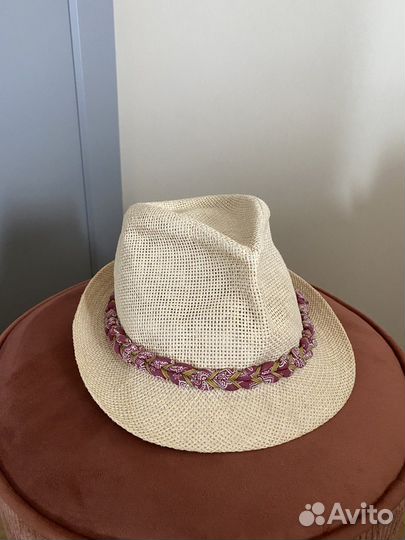 Соломенная шляпа детская