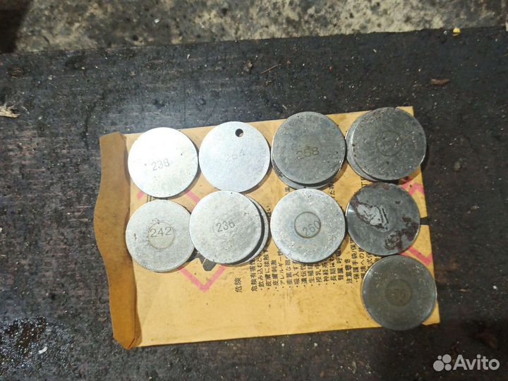 Шайбы для регулировки клапанов suzuki